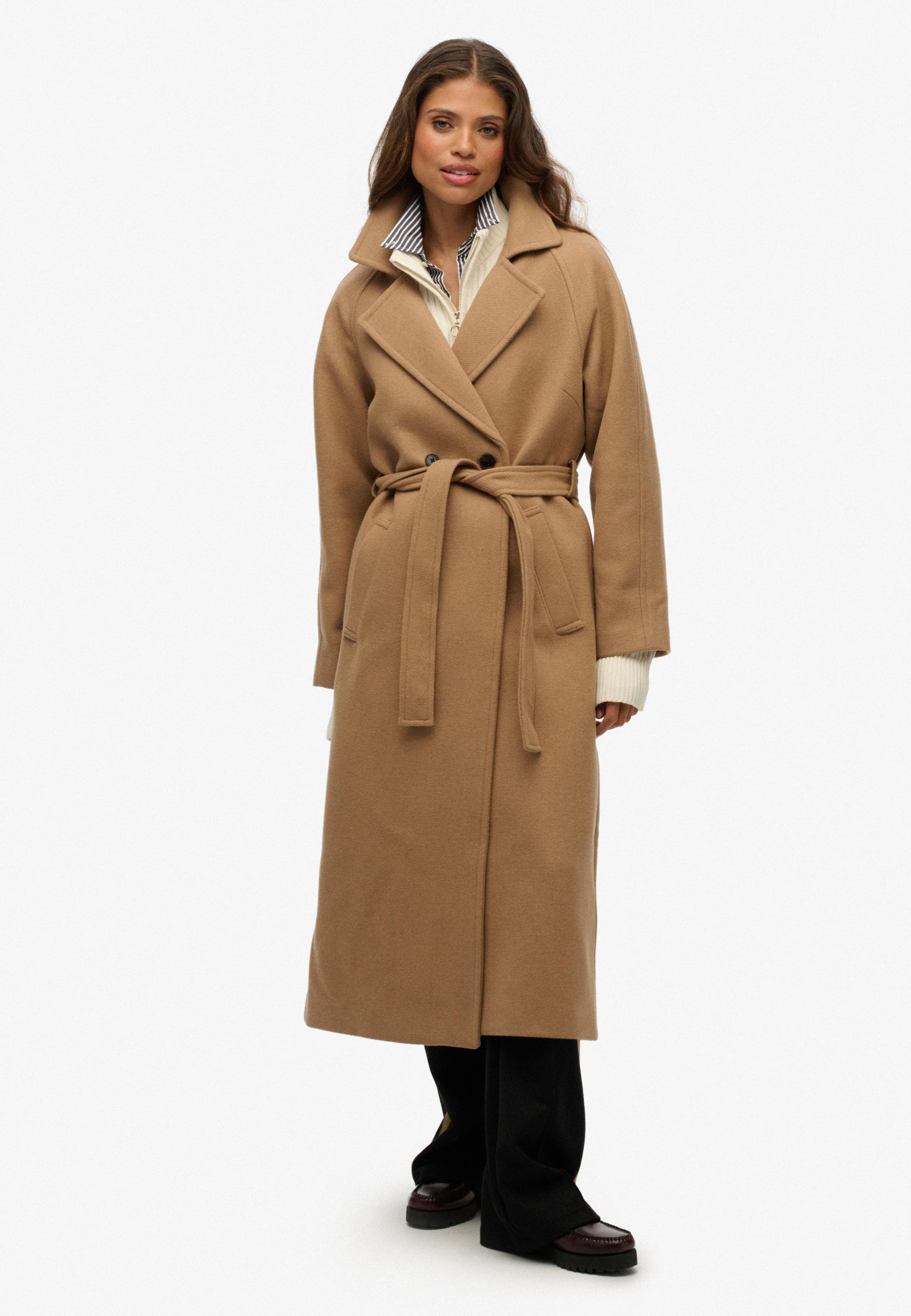 RELAXED LONG WOOL COAT