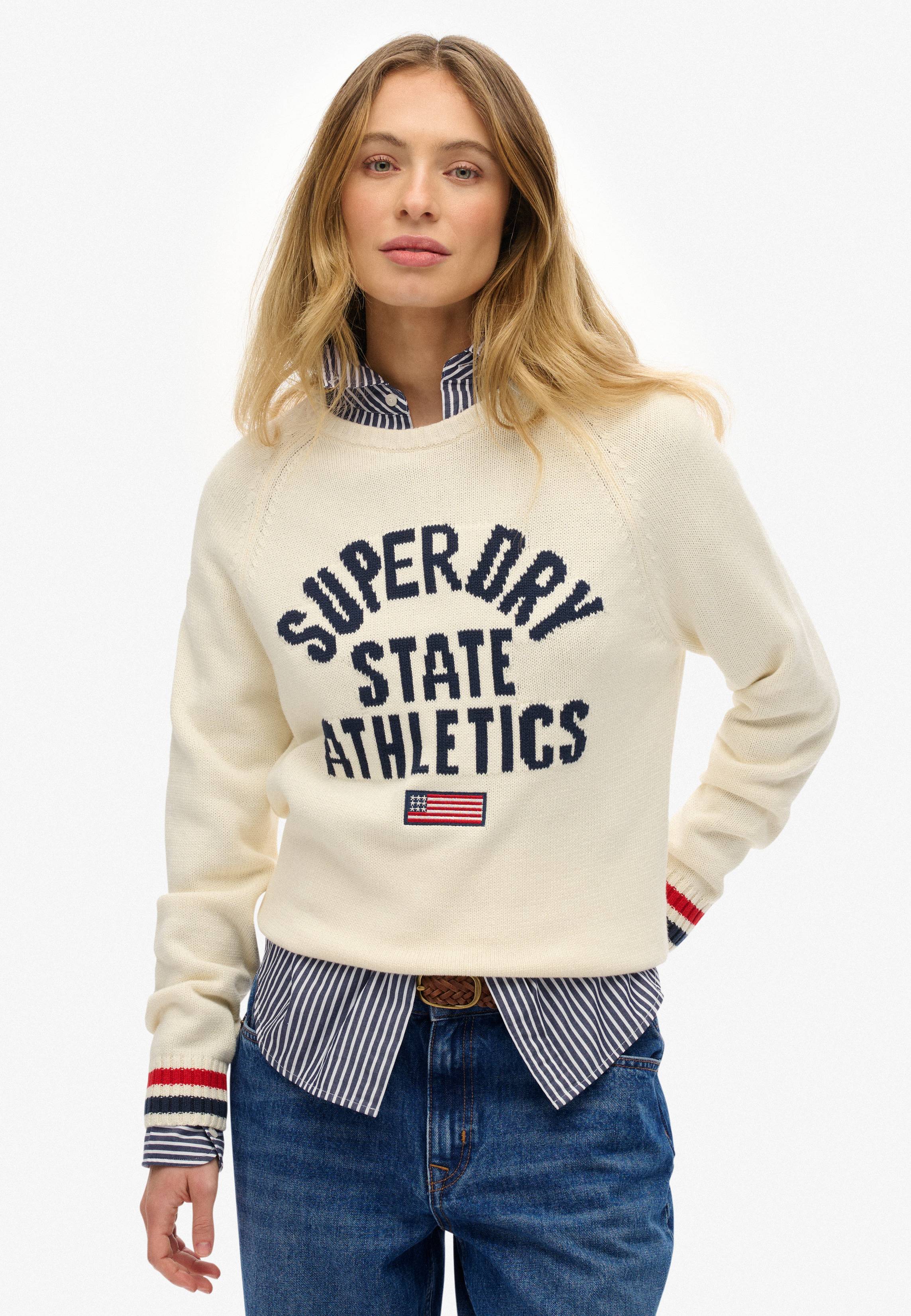 SLOUCHY INTARSIA GRAPHIC KNIT