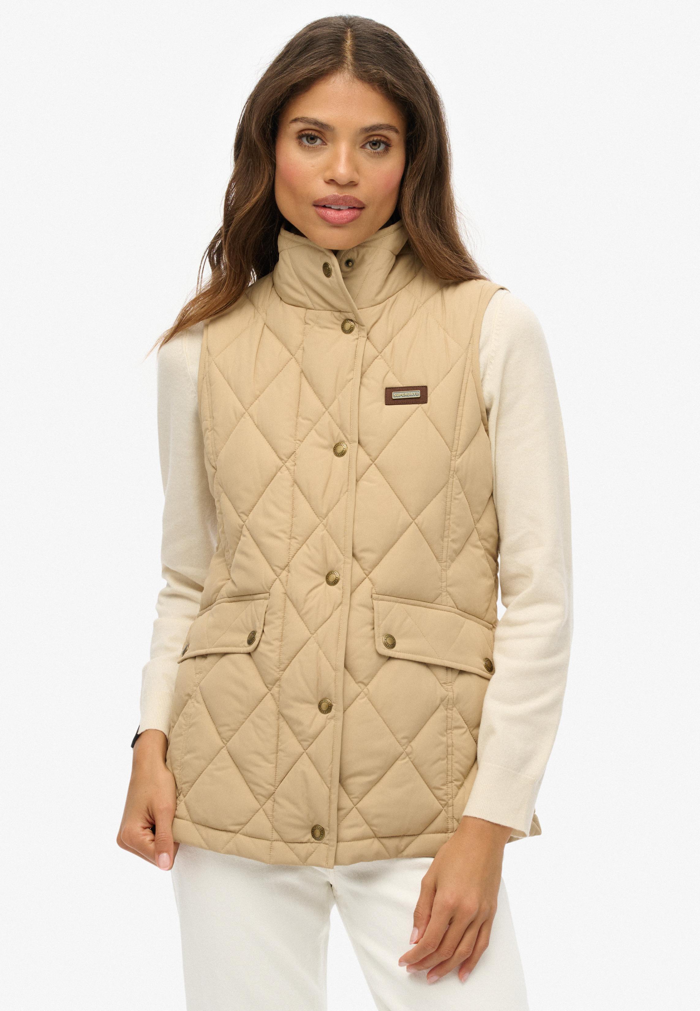 CORD TRIMMED LINER GILET