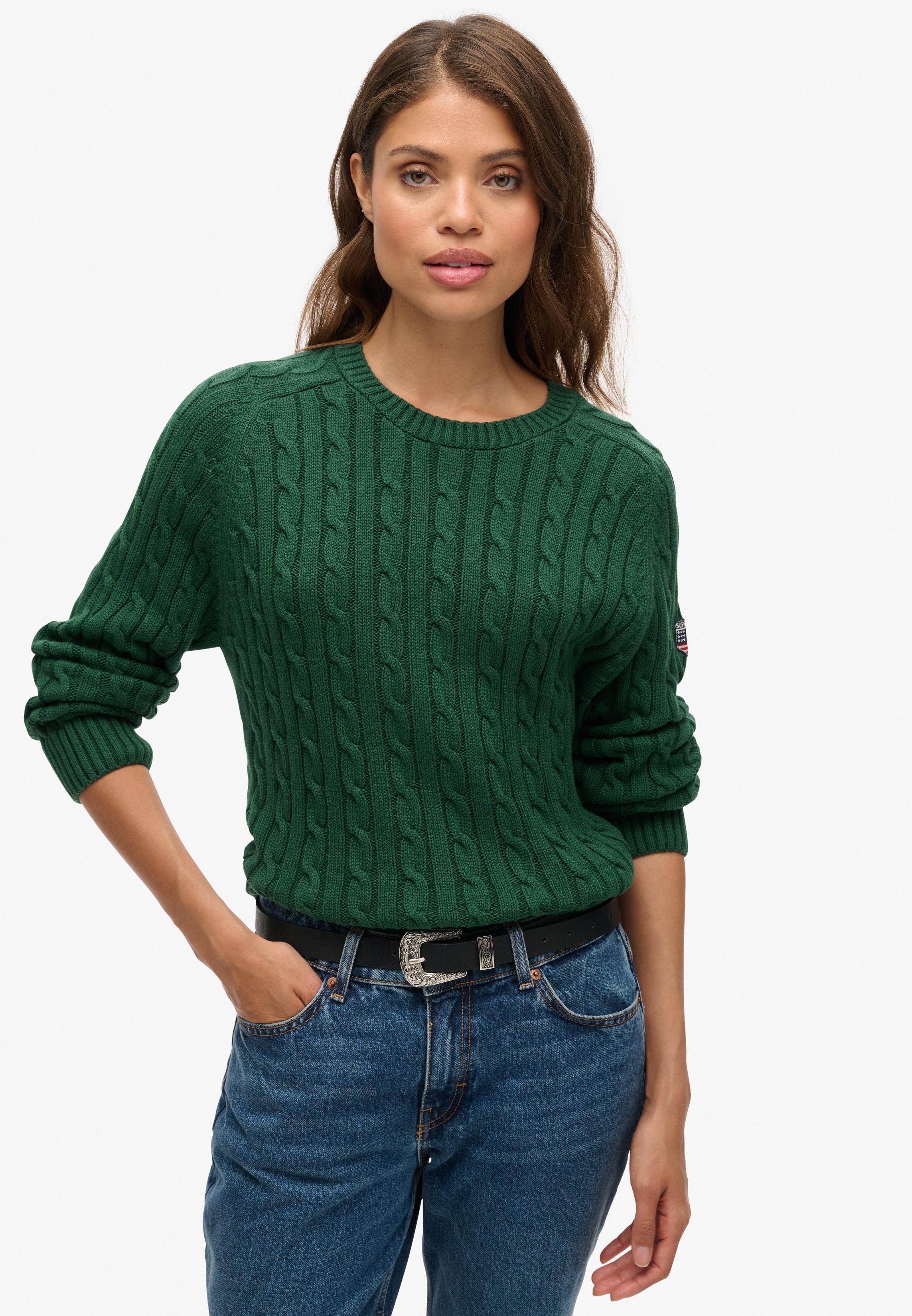 SLOUCHY CABLE KNIT