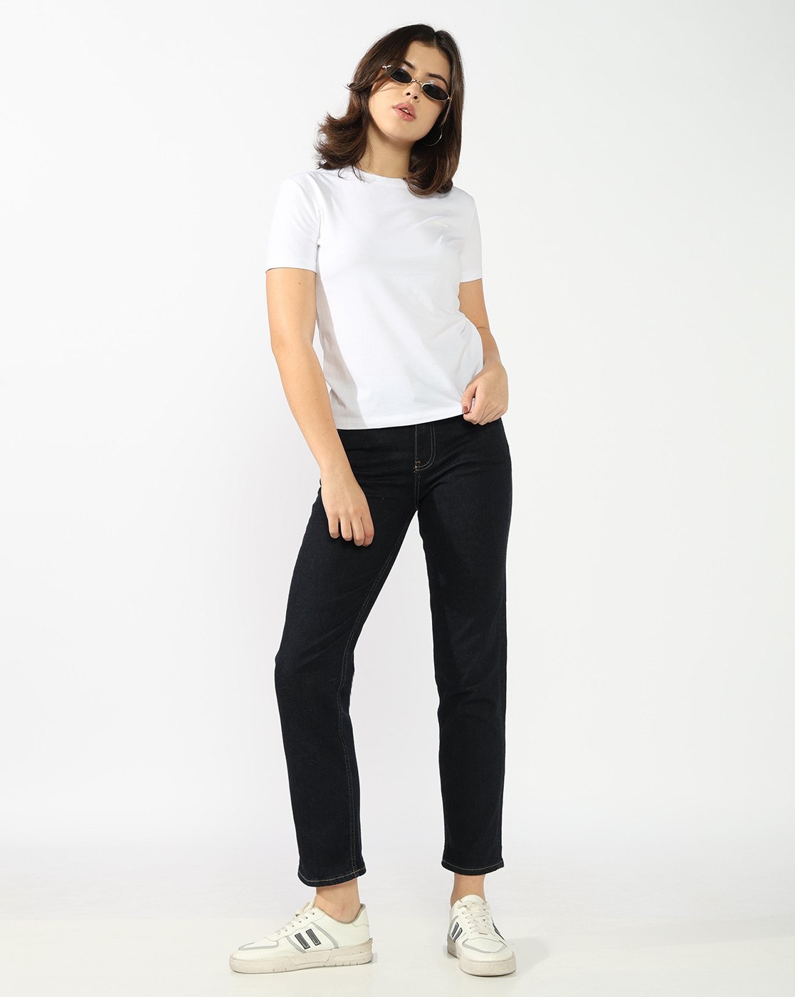 GAS | Women Slim Fit Mid Rise Blue Jeans