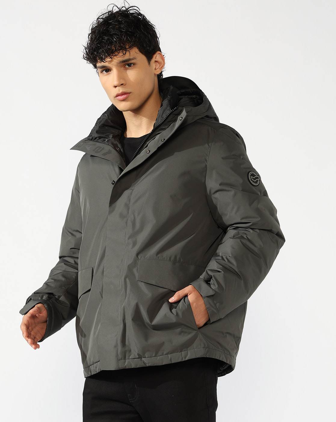 GAS | GAS Regular Fit Jacket with Signature Branding