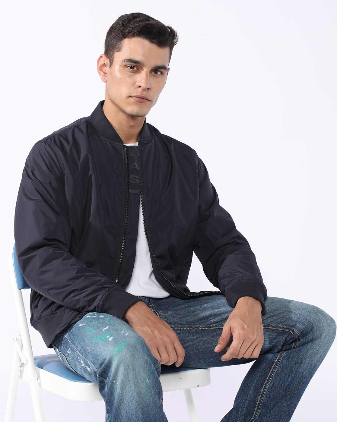 GAS | Relaxed Fit Jacket with Signature Branding