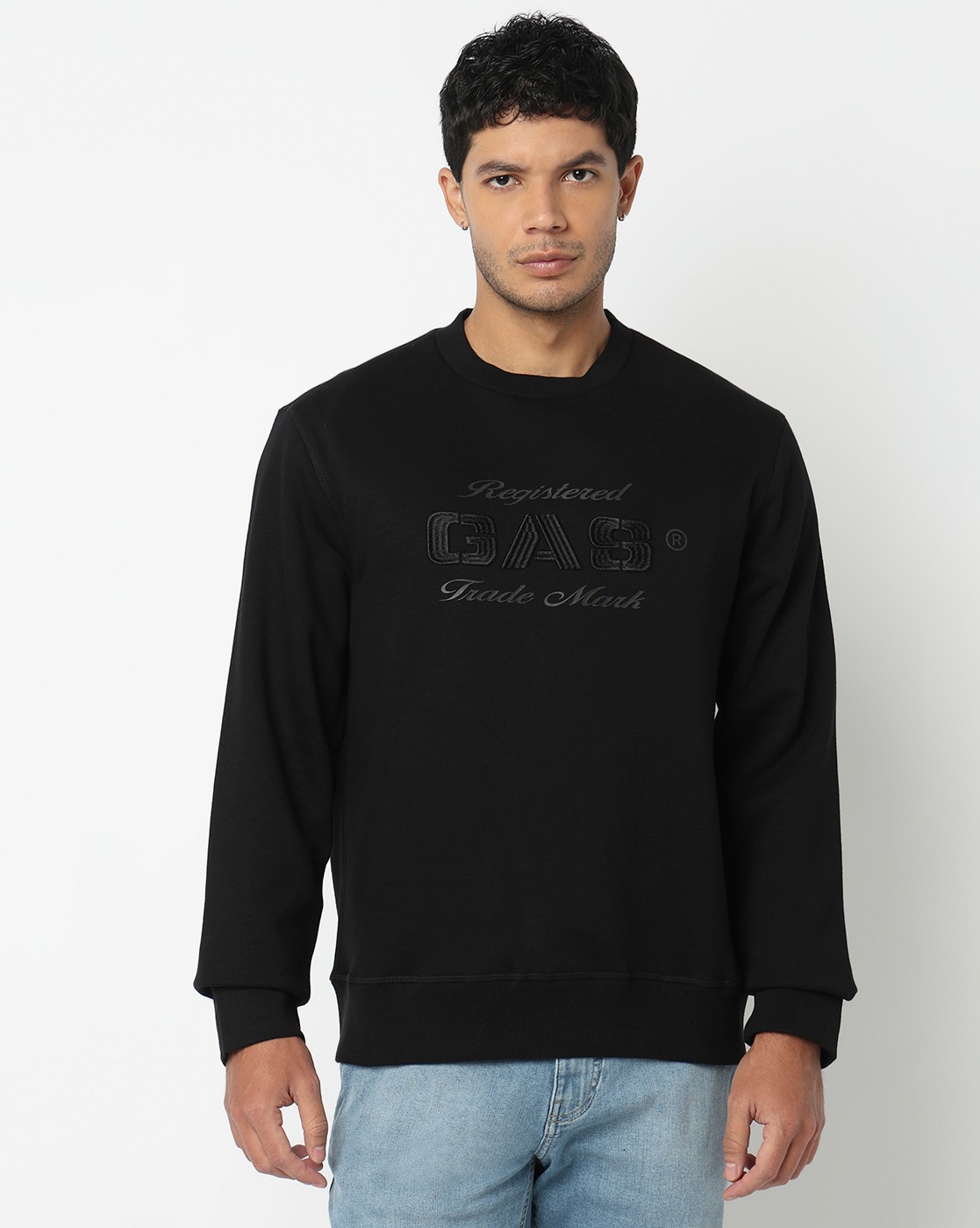GAS | GAS Men Regular Fit Sweatshirt with Signature Branding