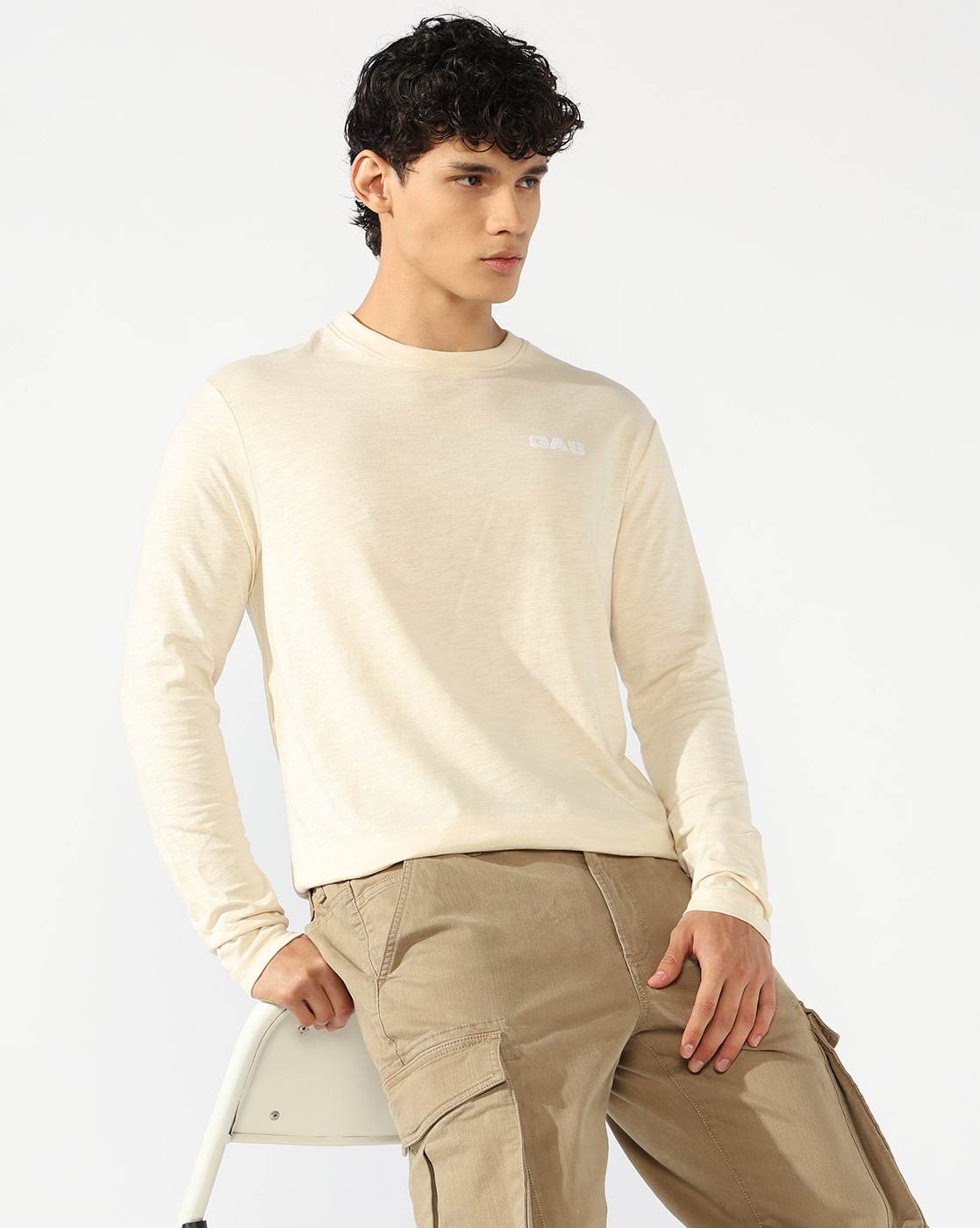 GAS | GAS Regular Fit T-shirt with Signature Branding