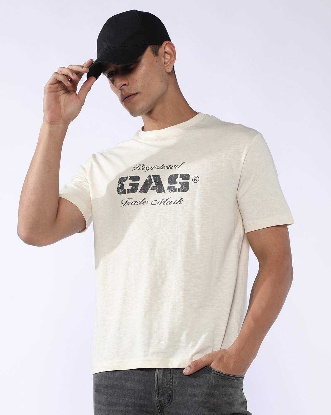 GAS | Regular Fit T-shirt with Signature Branding