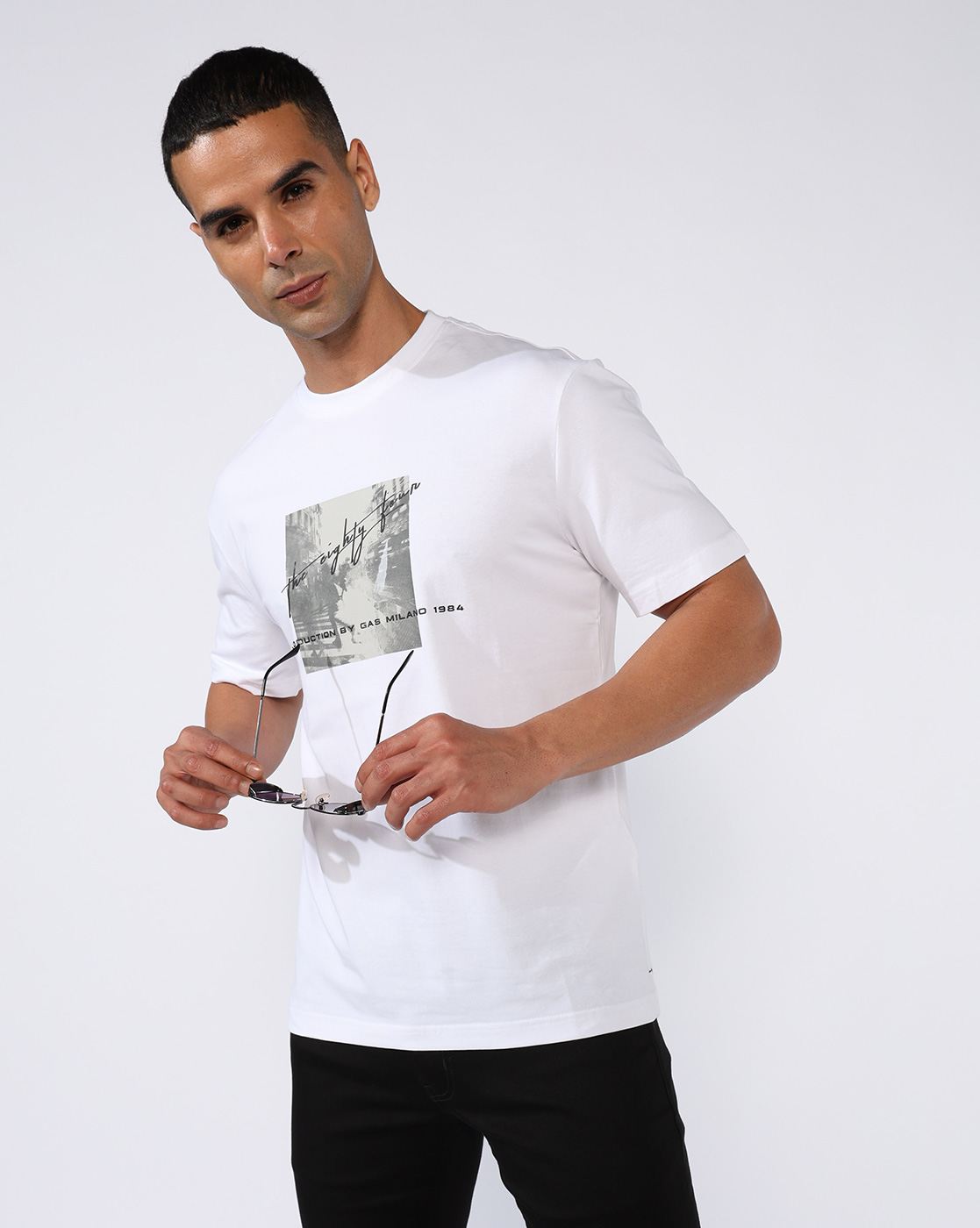 GAS | Regular Fit T-shirt with Signature Branding