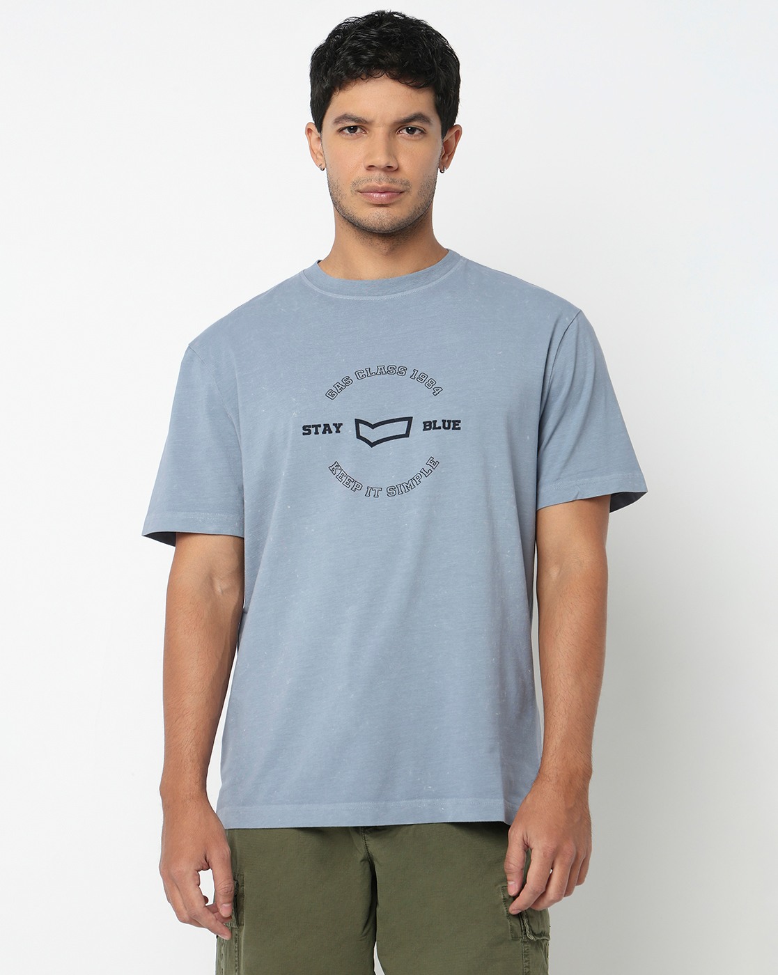 GAS | Regular Fit T-shirt with Signature Branding