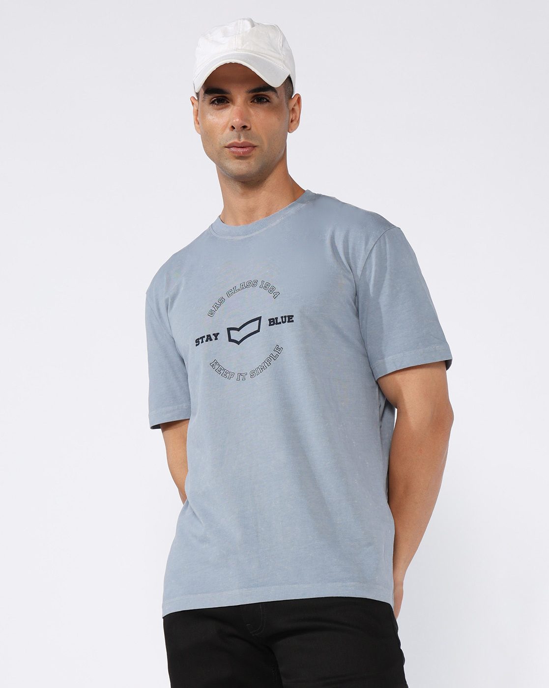 GAS | GAS Regular Fit T-shirt with Signature Branding