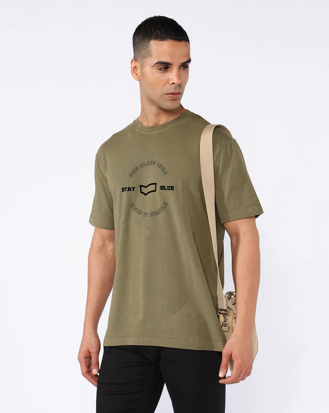 GAS | Regular Fit T-shirt with Signature Branding