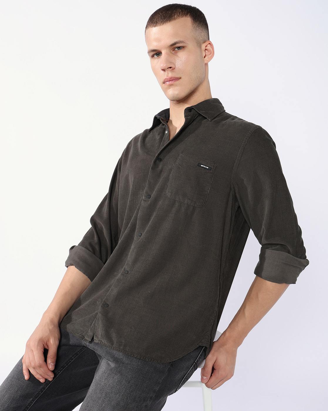 GAS | Regular Fit Shirt with Signature Branding