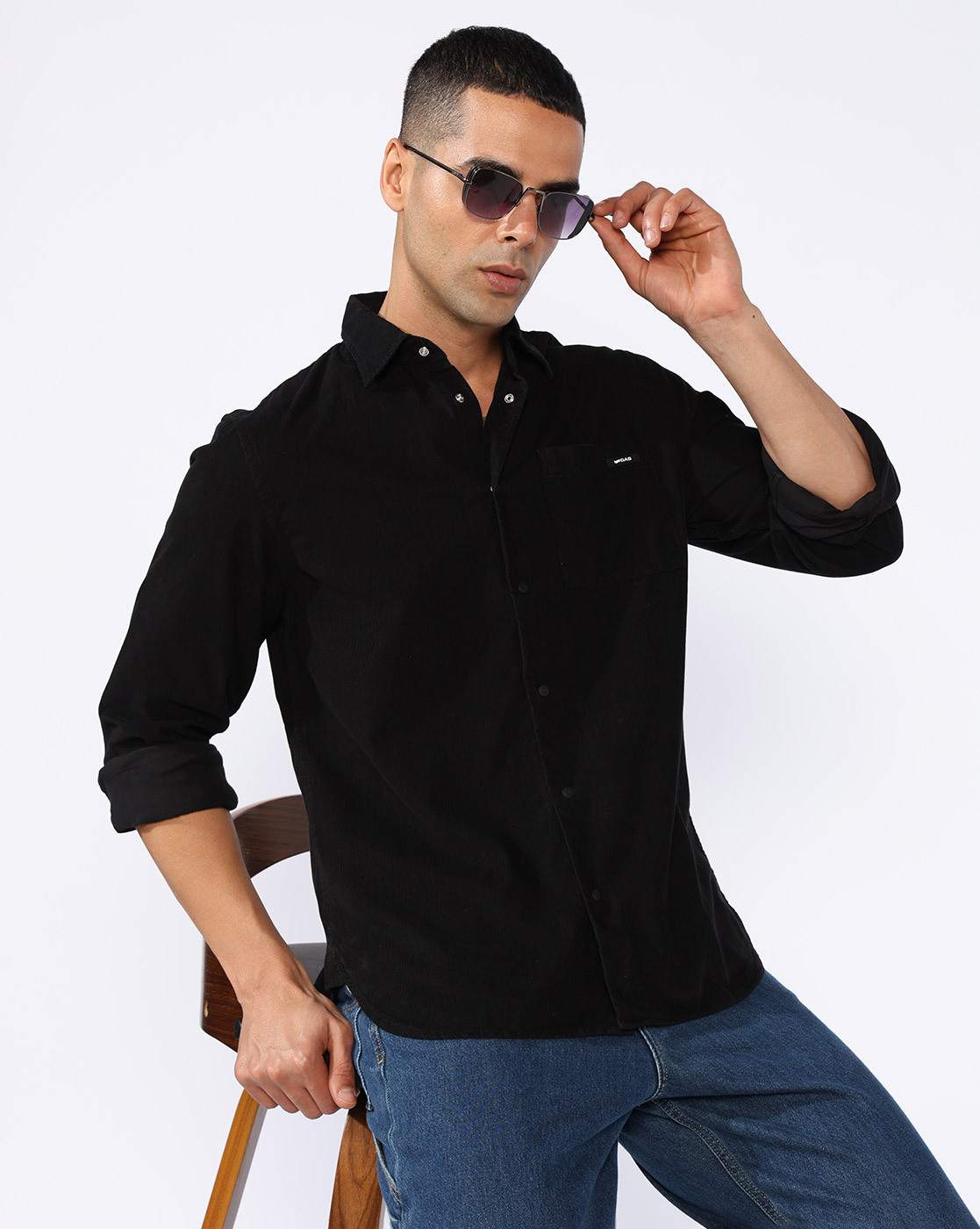 GAS | GAS Regular Fit Shirt with Signature Branding