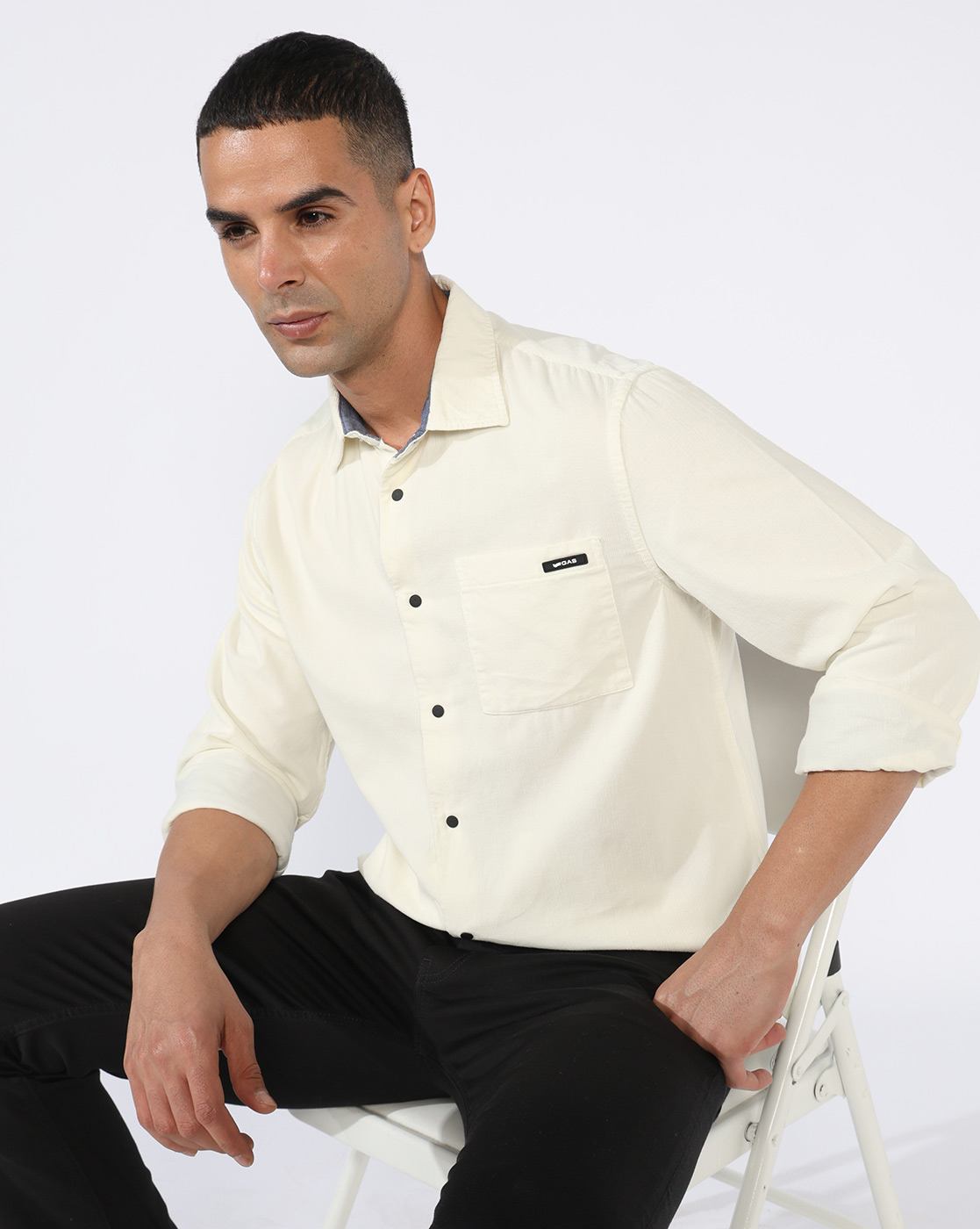 GAS | Regular Fit Shirt with Signature Branding