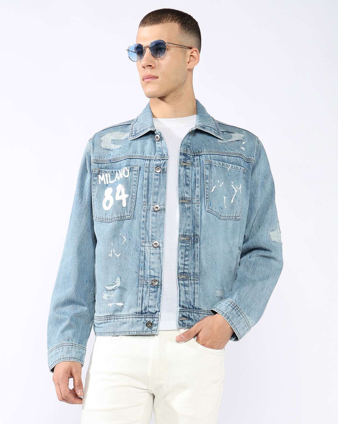 GAS | Regular Fit Jacket with Printed Detail