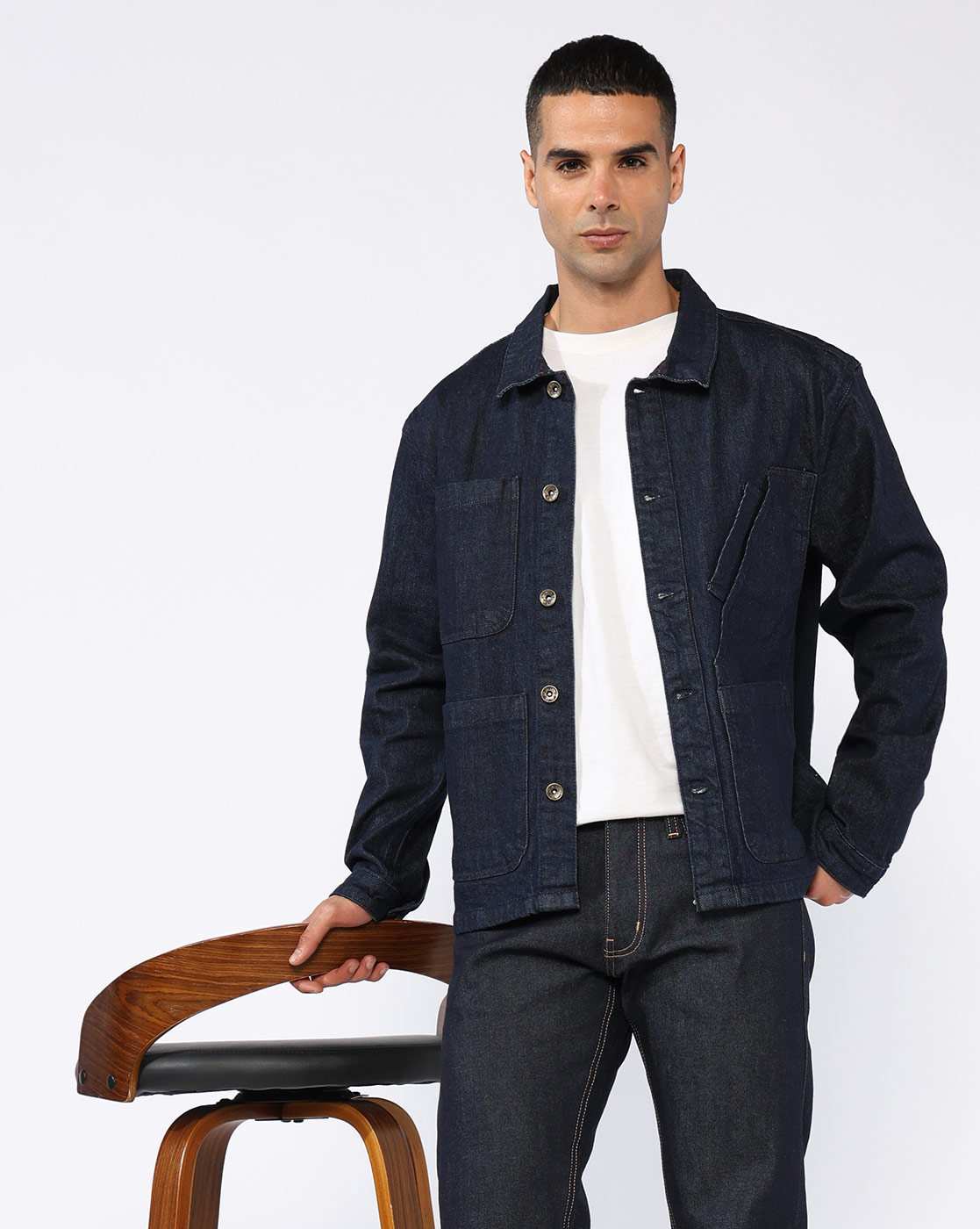 GAS | GAS Regular Fit Jacket with Signature Branding