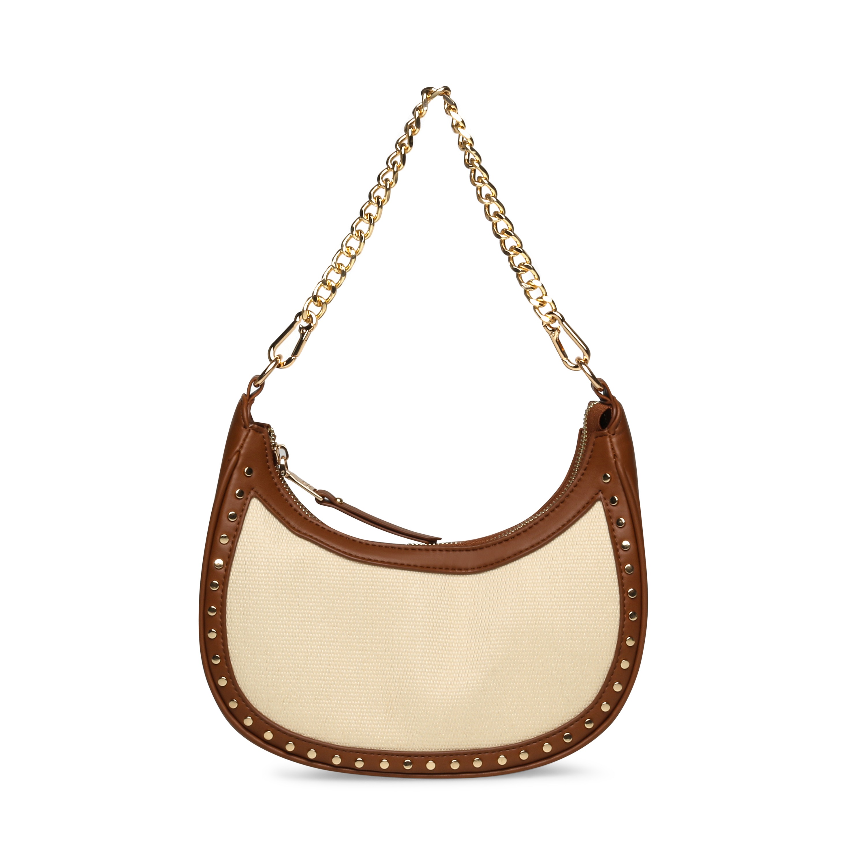 BMAZZY Gold/Cognac Crossbody