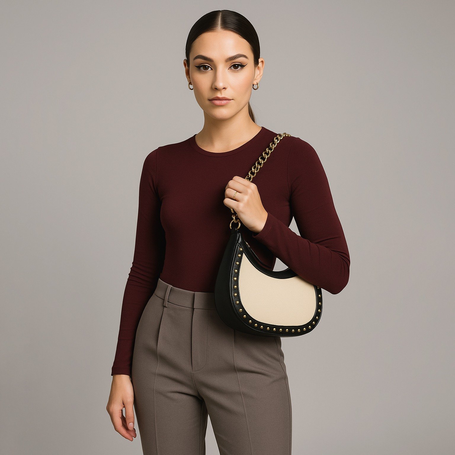 BMAZZY Black/Gold Crossbody