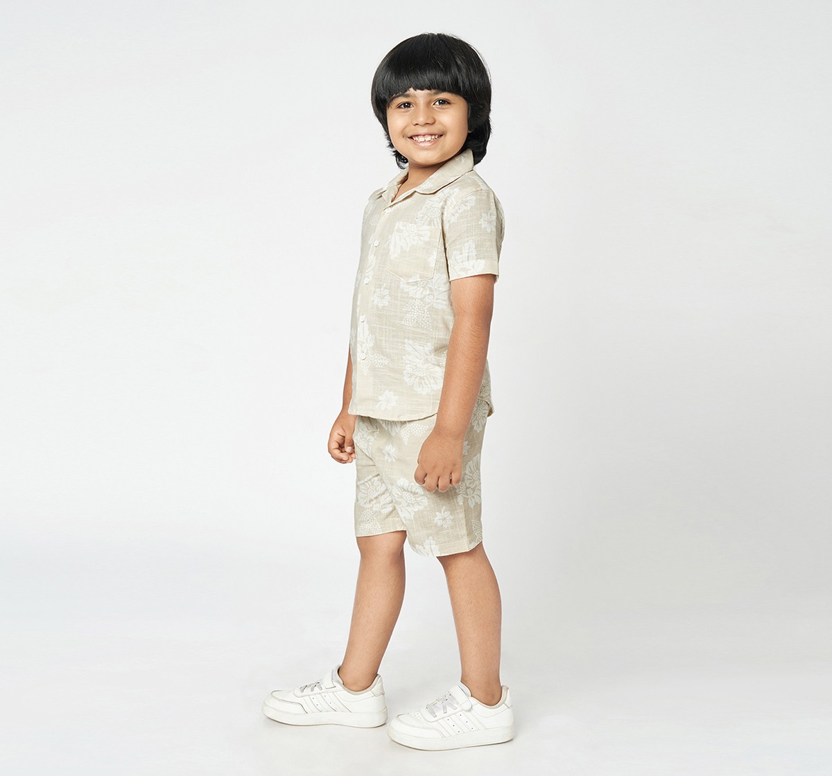 Ed-a-Mamma Boys AOP Shirt and Shorts set Multicolor