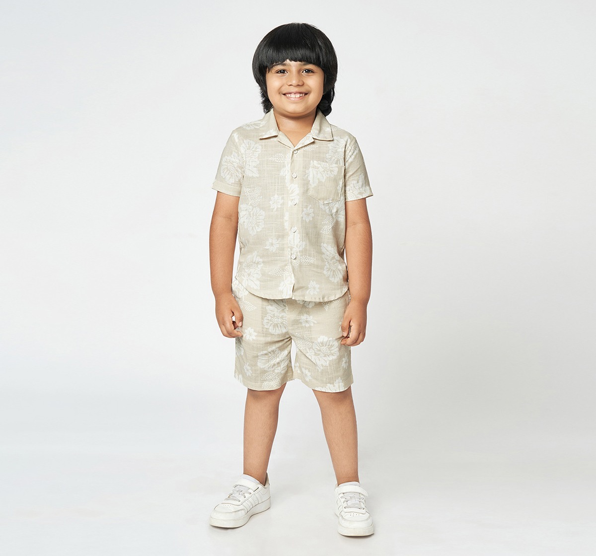 Ed-a-Mamma Boys AOP Shirt and Shorts set Multicolor