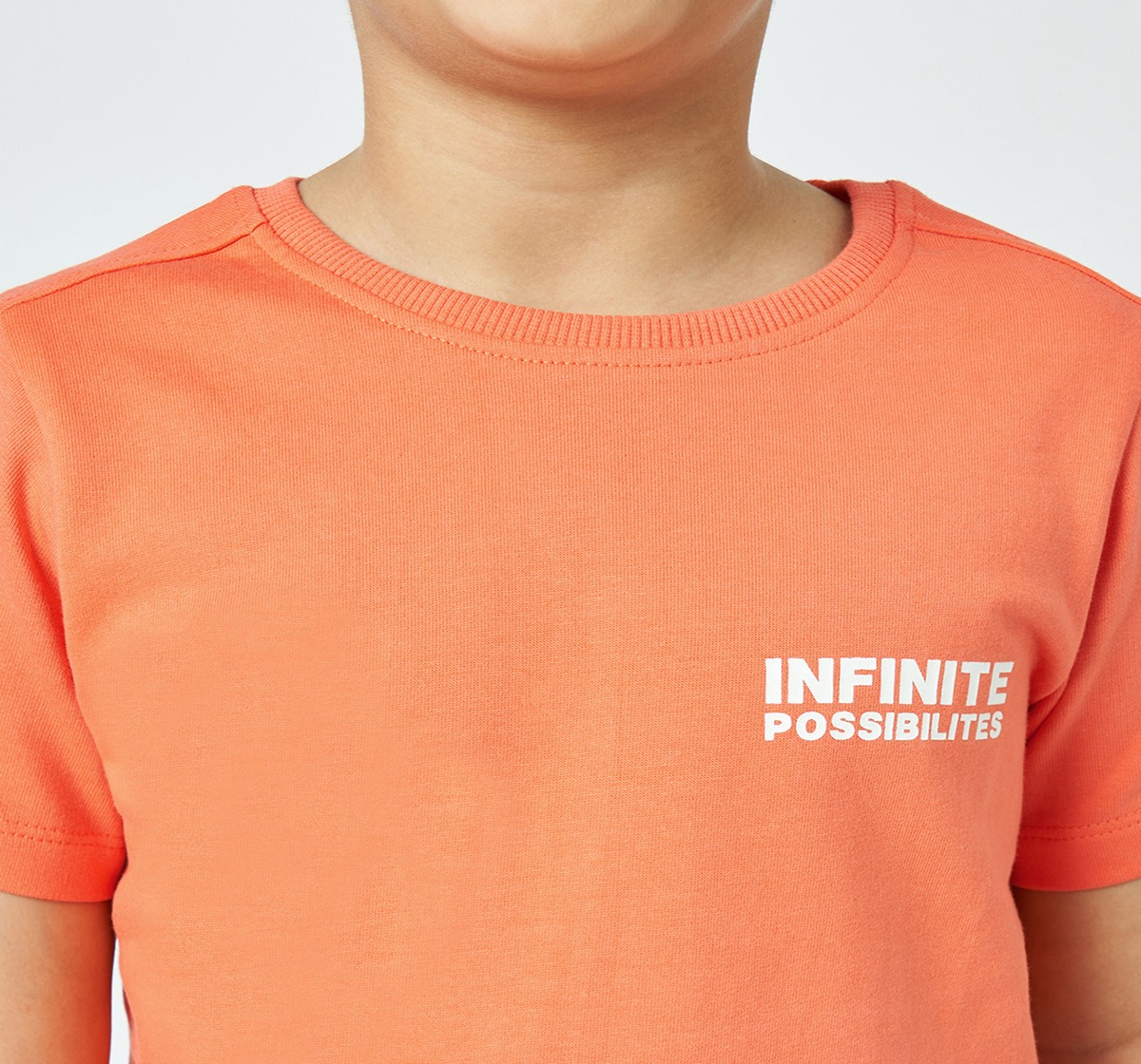 Ed-a-Mamma Boys Solid T-shirt and Shorts set  Olive