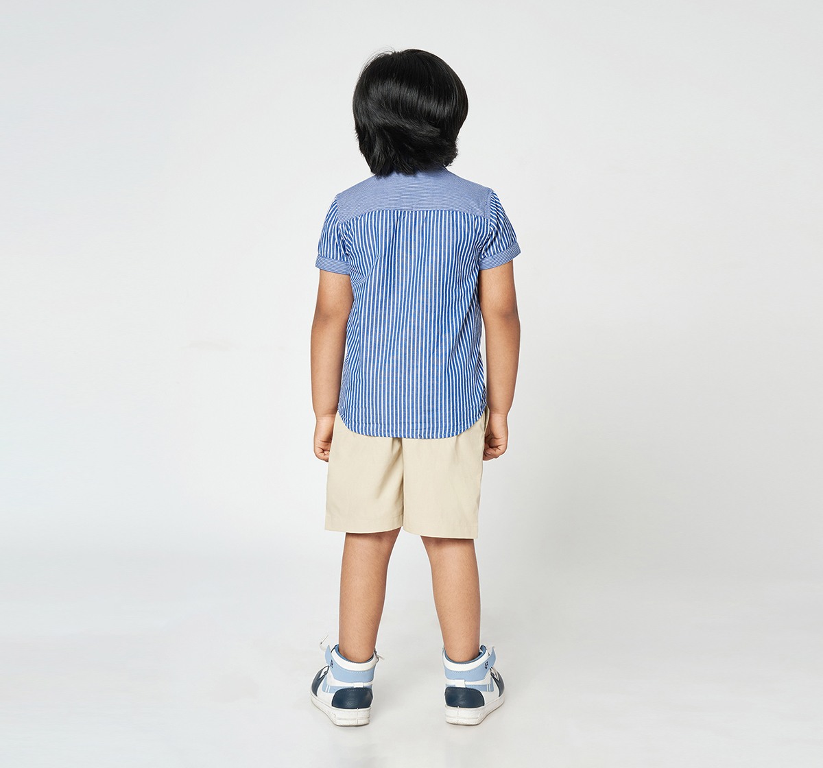 Ed-a-Mamma Boys Striper Shirt Blue