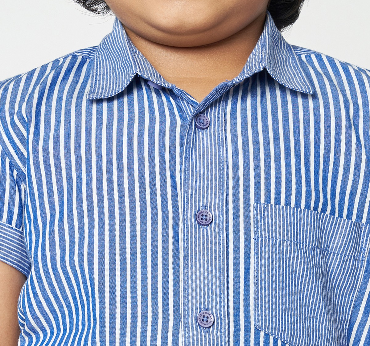 Ed-a-Mamma Boys Striper Shirt Blue