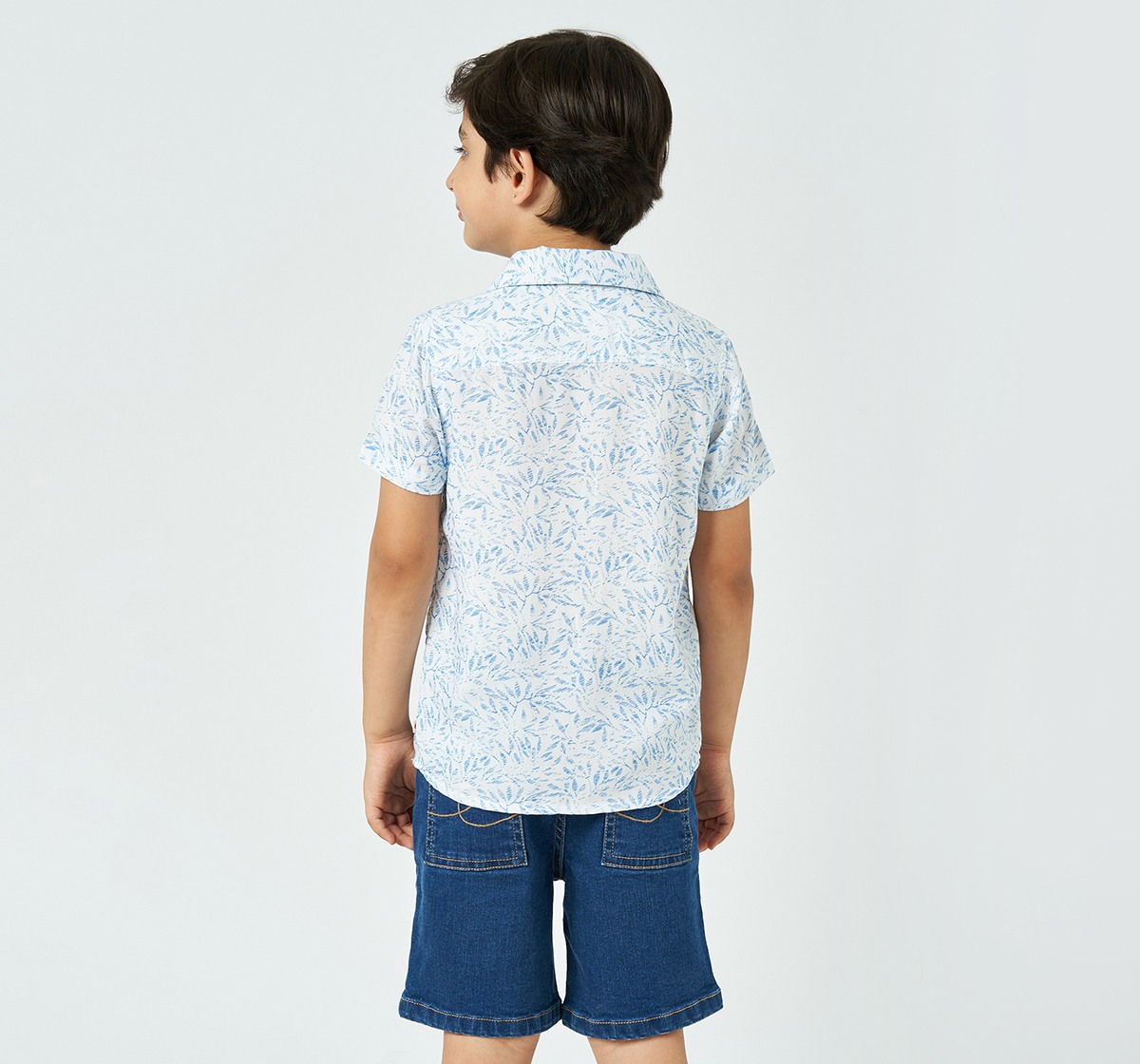 Ed-a-Mamma Boys Aop Shirt  White