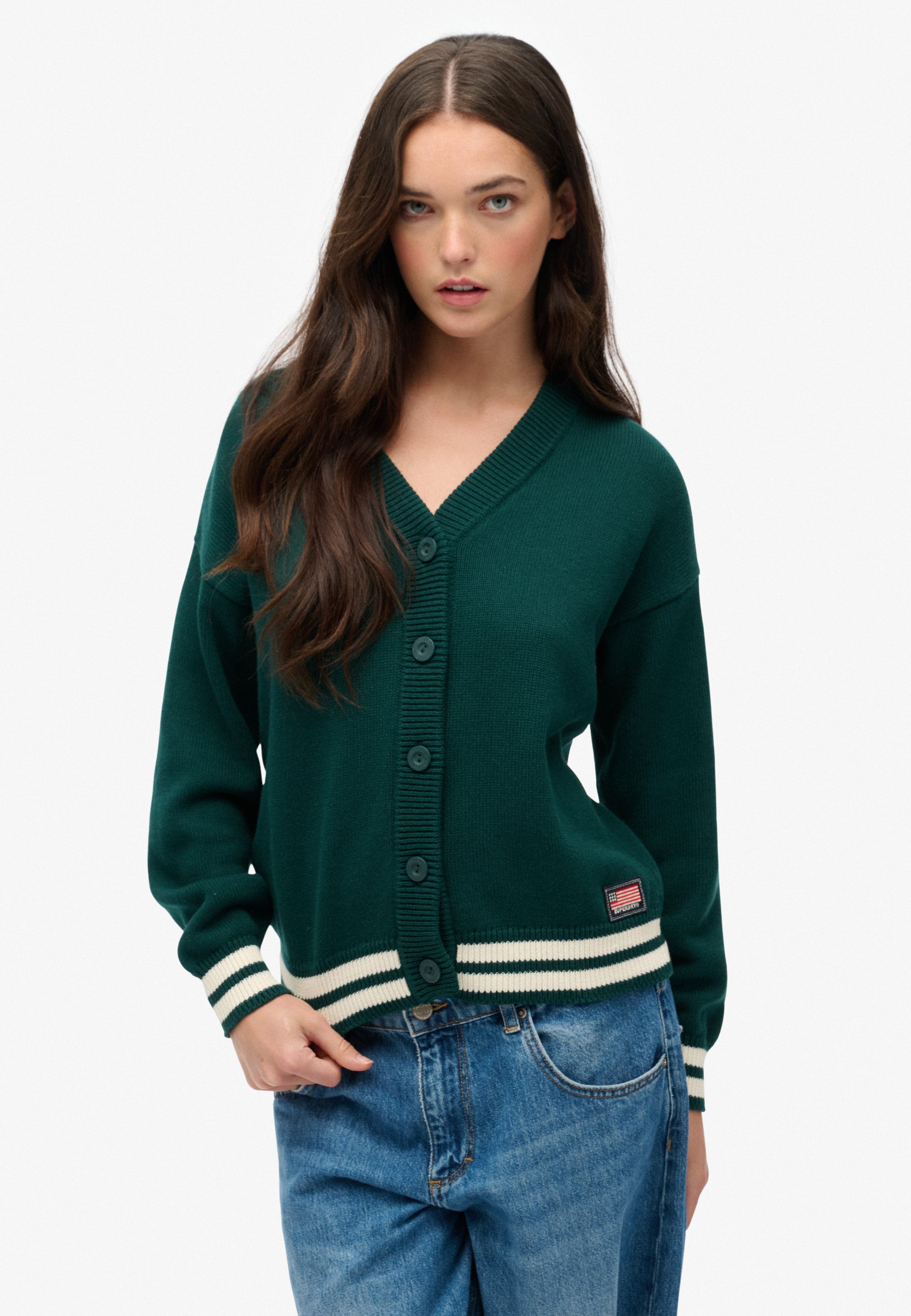 SLOUCHY KNITTED CARDIGAN