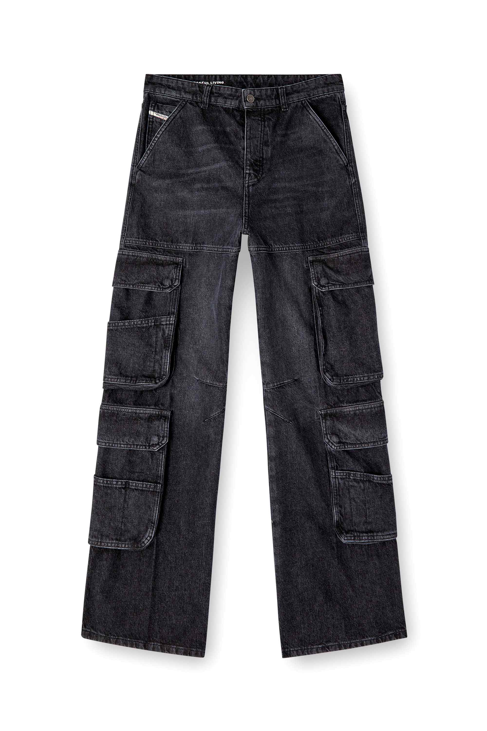 Black Relaxed Jeans - 1996 D-Sire