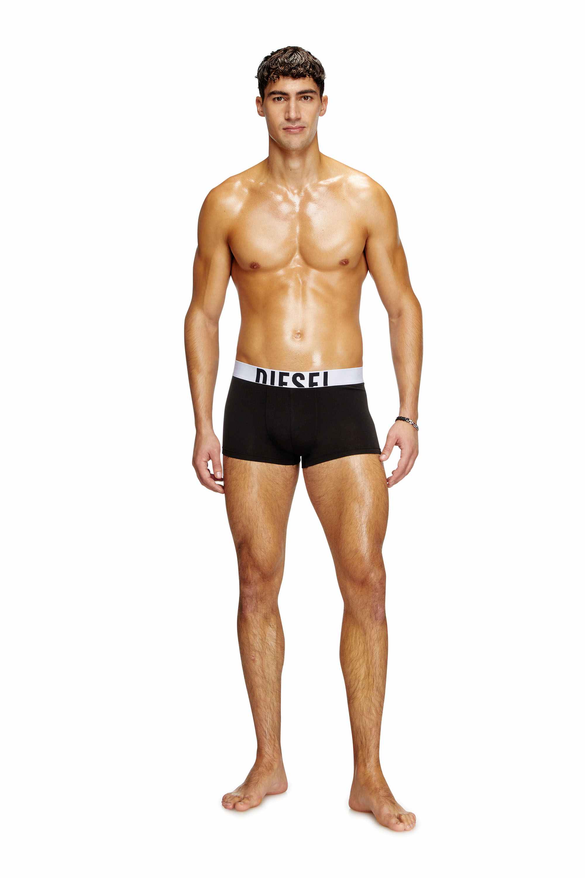 Multicolor Three-pack boxer briefs in stretch cotton