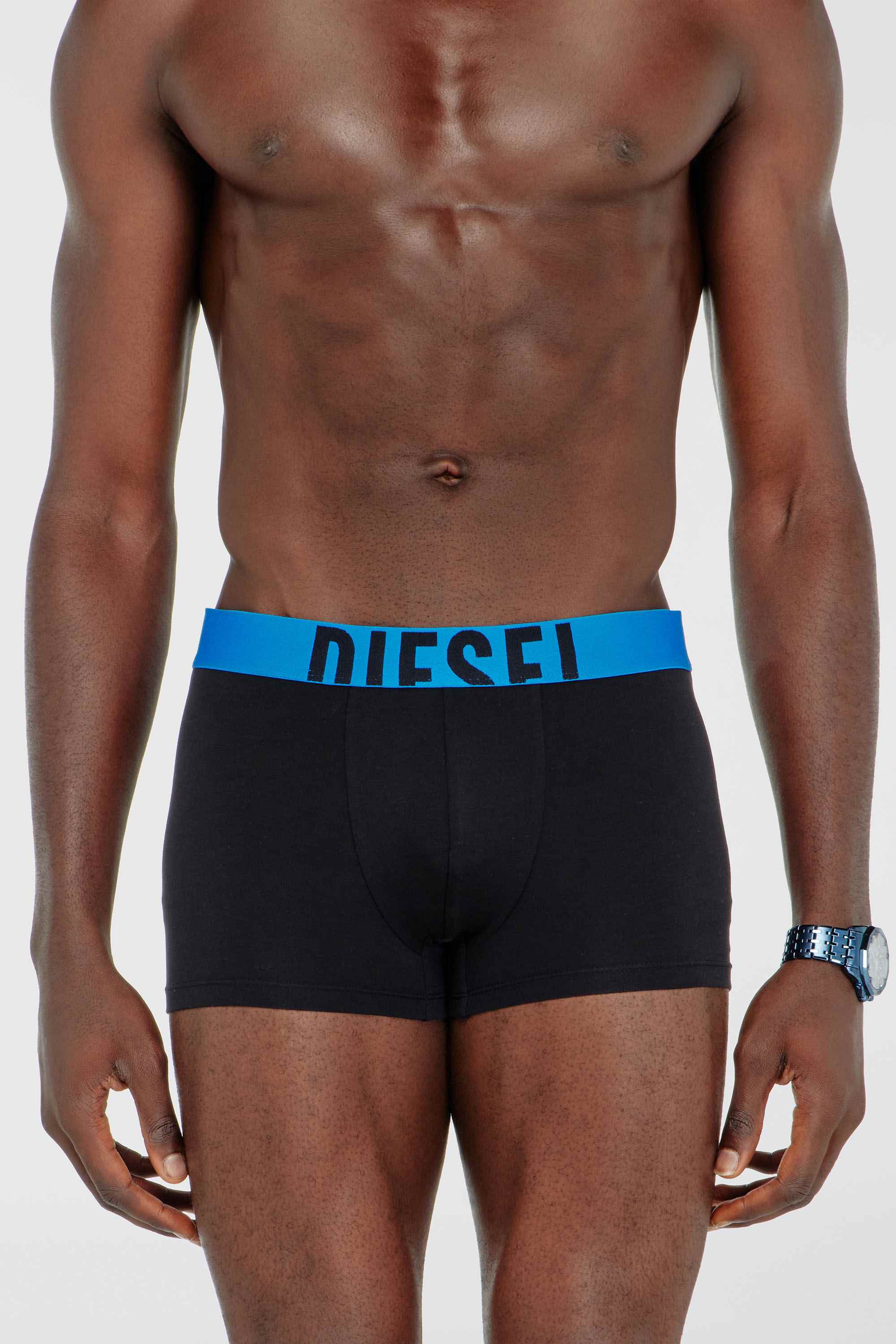 Black Three-Pack Boxer Briefs In Stretch Cotton