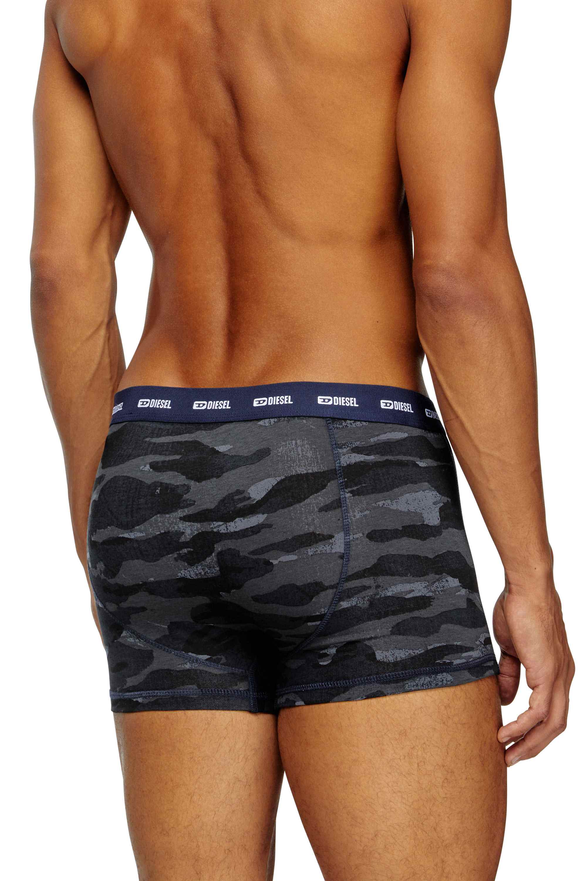 Multicolor 3-pack of boxer briefs plain and camo