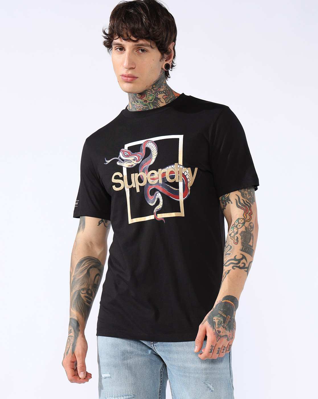 GOLD SNAKE FRAME T-SHIRT