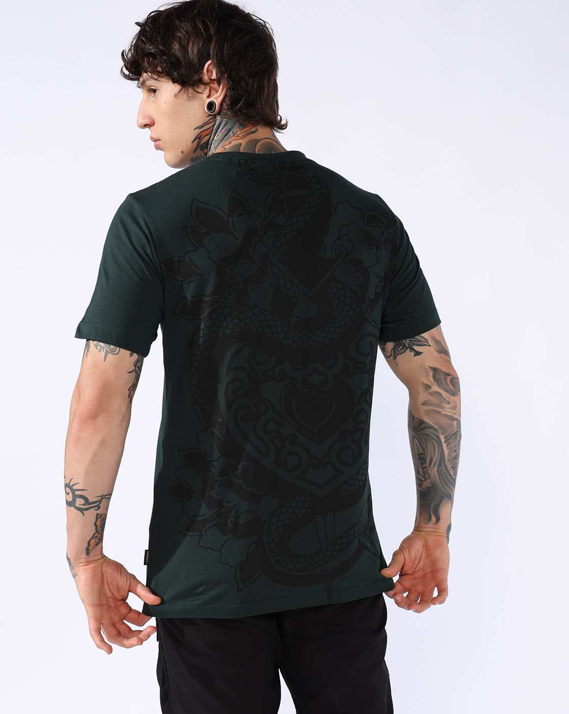 GOLD SNAKE FRAME T-SHIRT