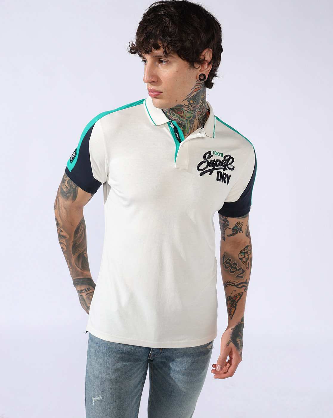 SHOULDER PANEL TENNIS POLO