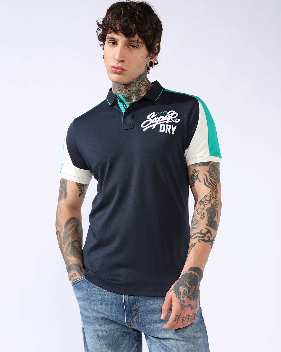 SHOULDER PANEL TENNIS POLO