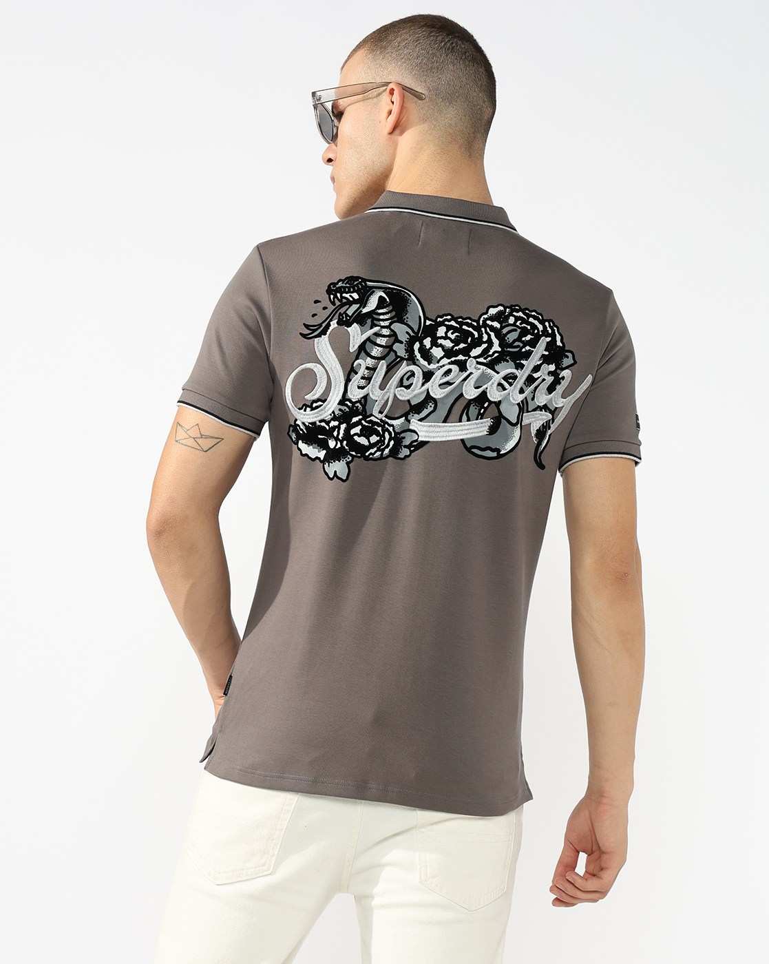 TITANIUM LUXE EMBROIDERY POLO