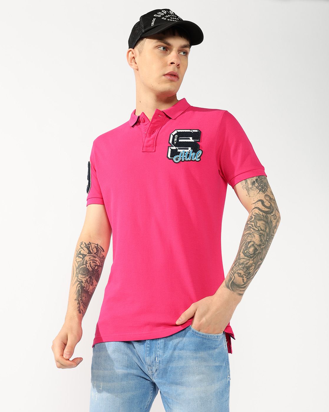 SDRY CAMPUS ATHL BADGE POLO