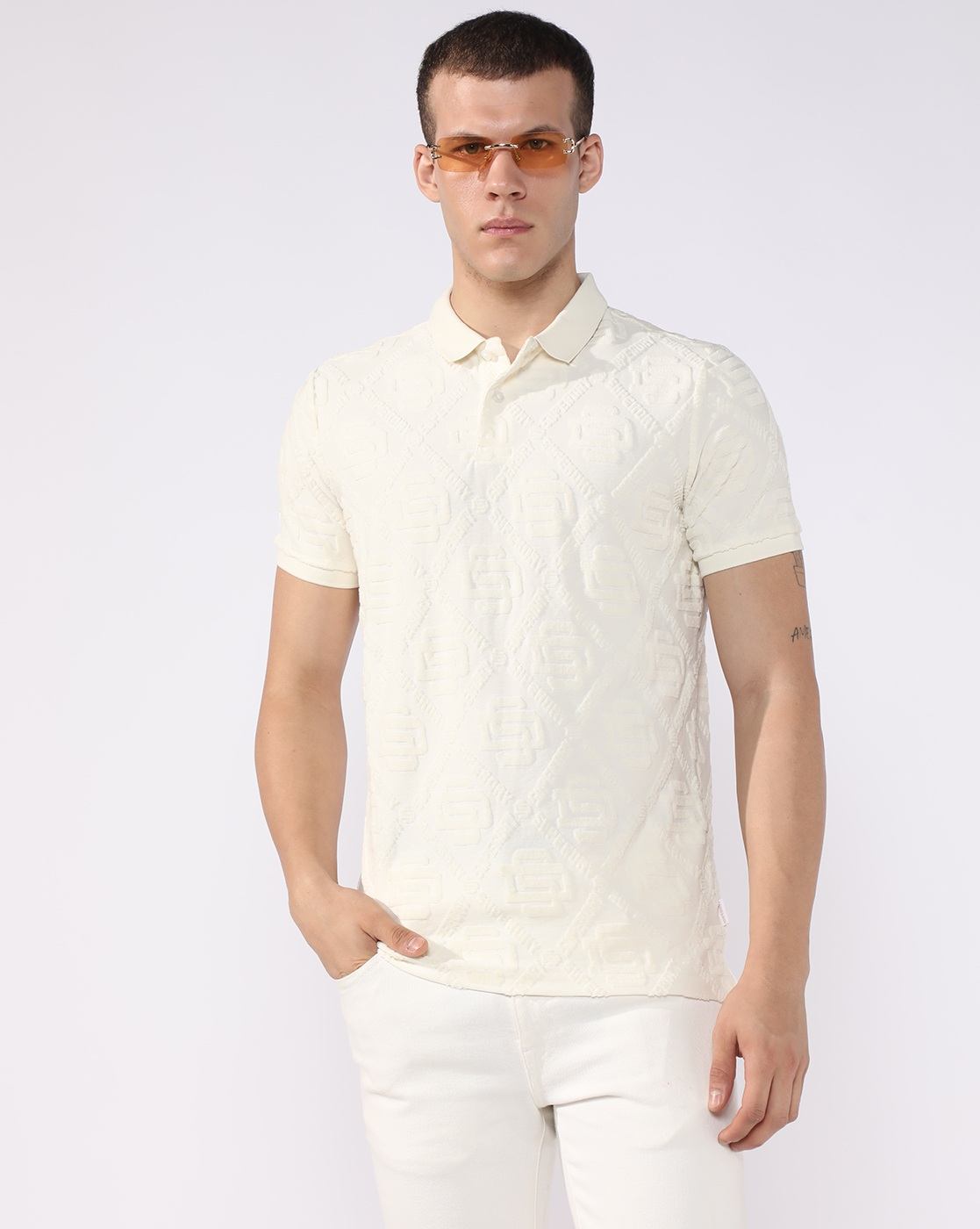 MONOGRAM TOWEL TERRY POLO