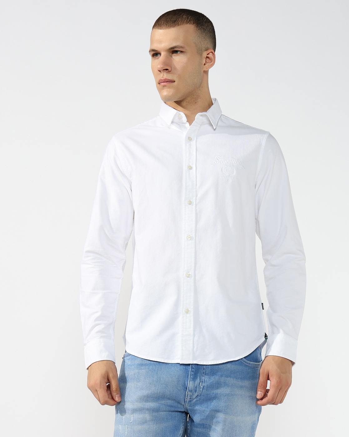 SUPERDRY TONAL EMBROIDERY SHIRT