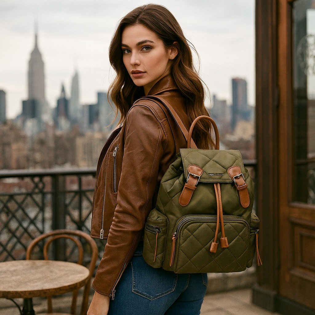 Bsollyy Olive Backpacks