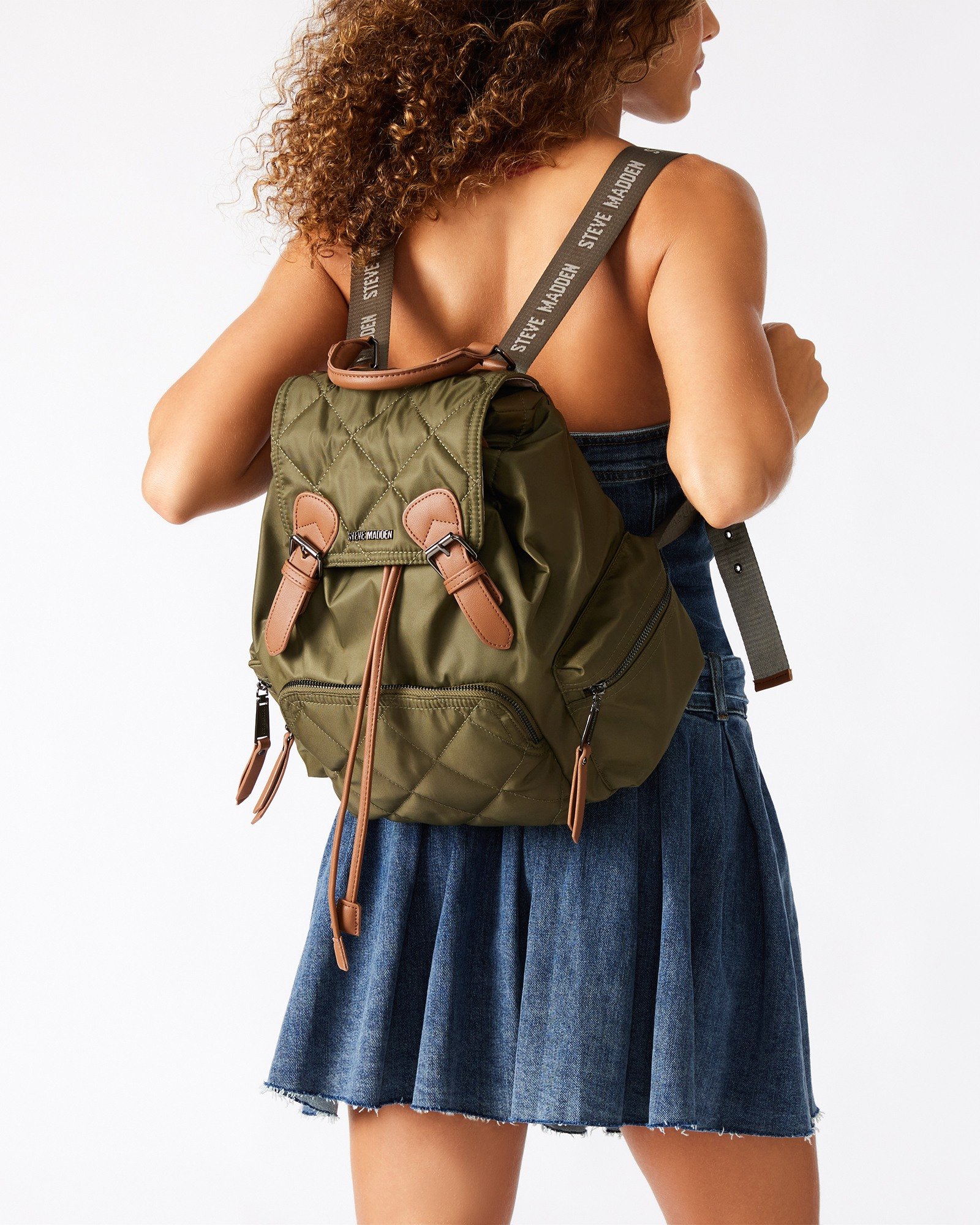 Bsollyy Olive Backpacks