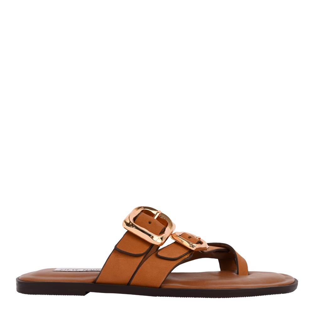 Emilia Tan Leather Flats