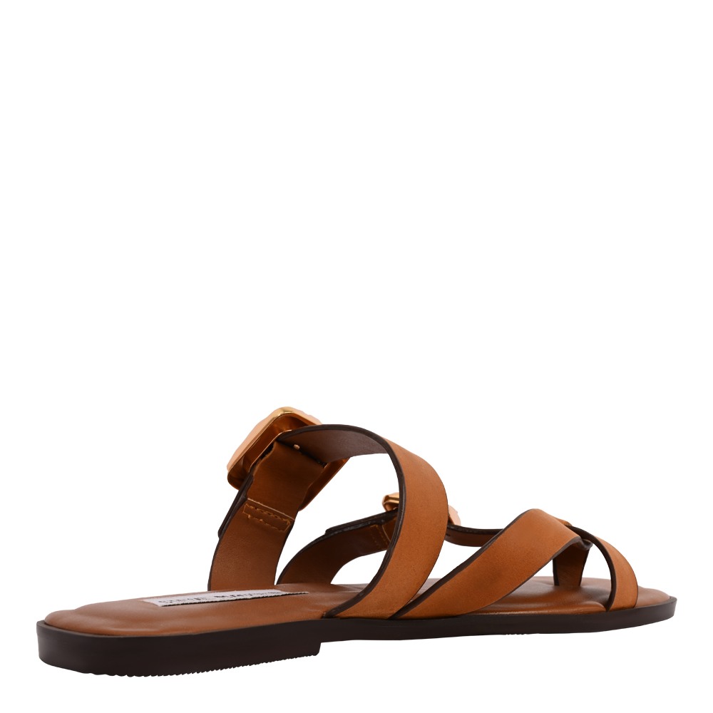 Emilia Tan Leather Flats