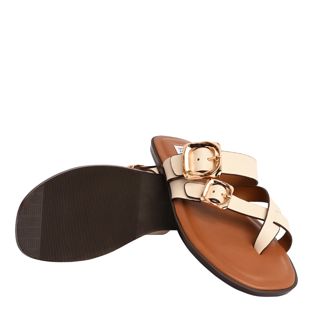 Emilia Natural Leather Flats