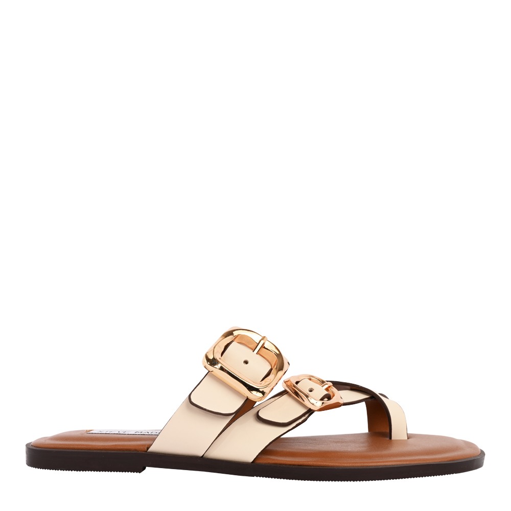 Emilia Natural Leather Flats