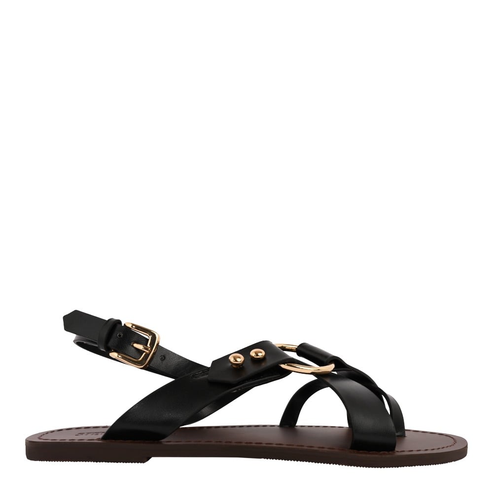Naddie Black Flats