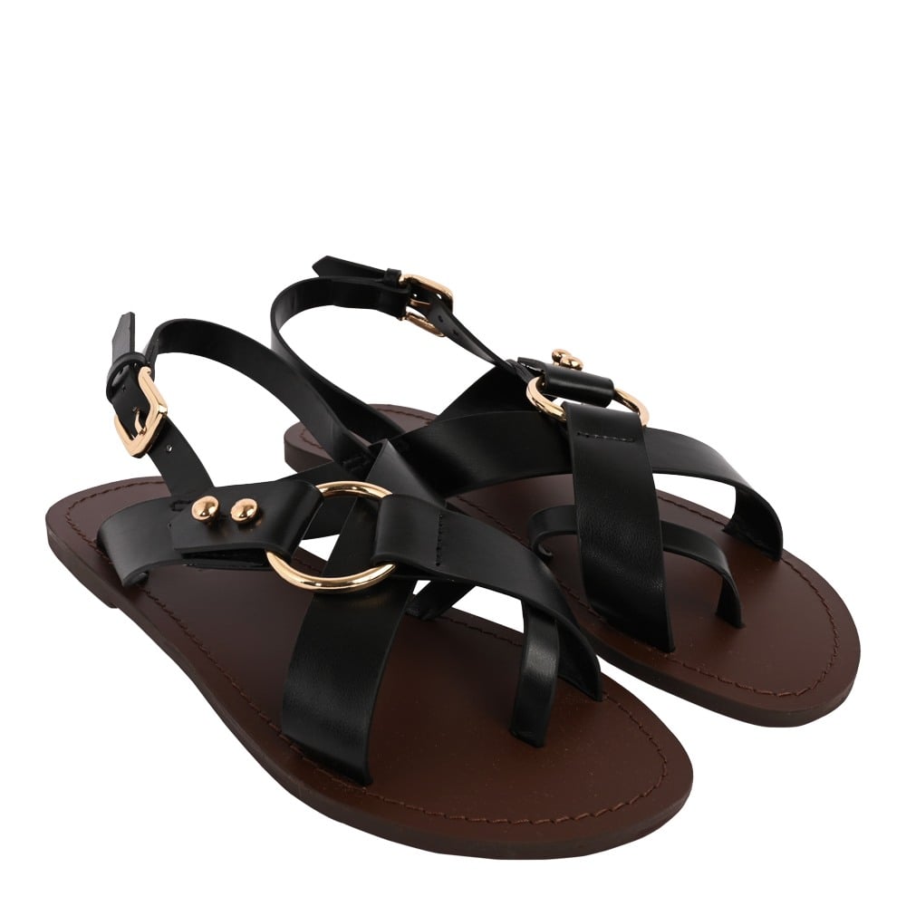 Naddie Black Flats