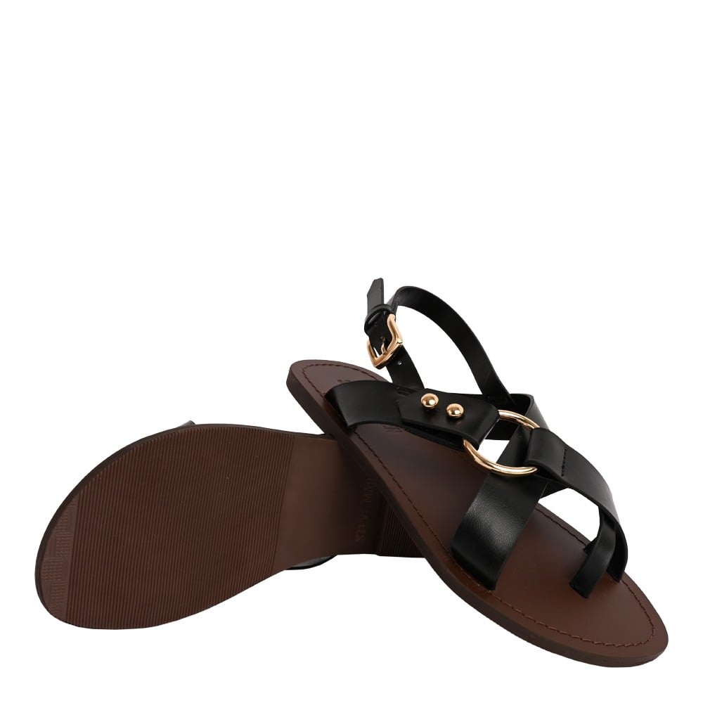 Naddie Black Flats