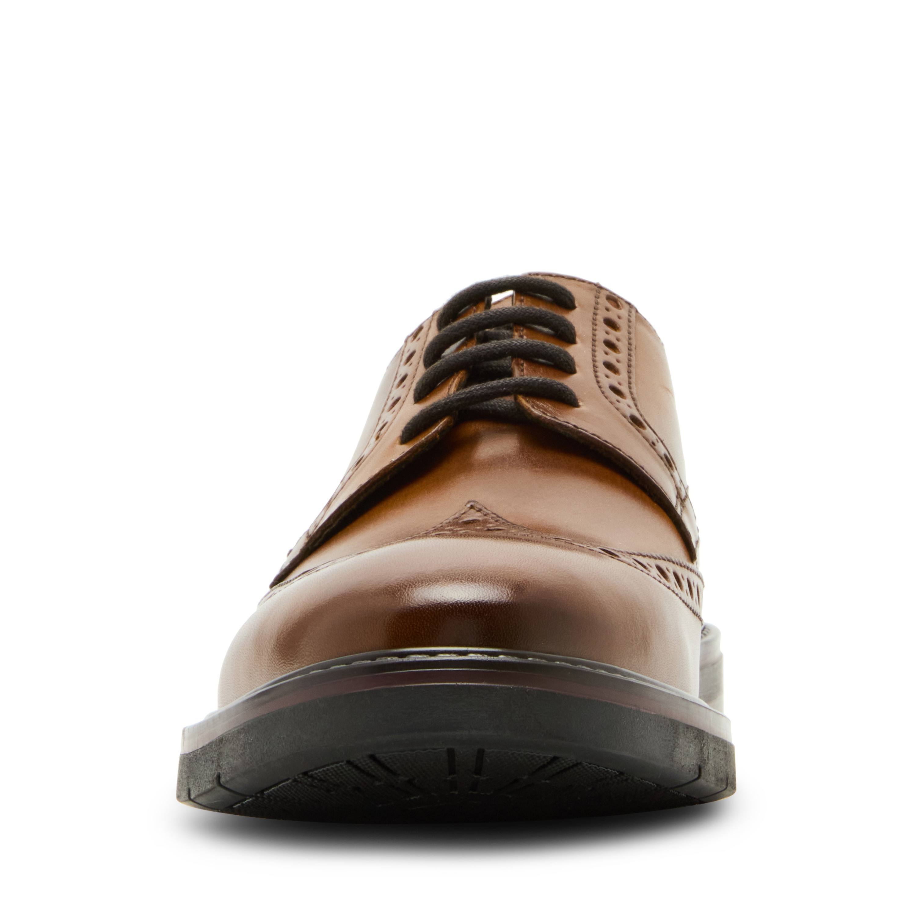 KOBY Tan Leather Tie-Ups & Dress Loafers